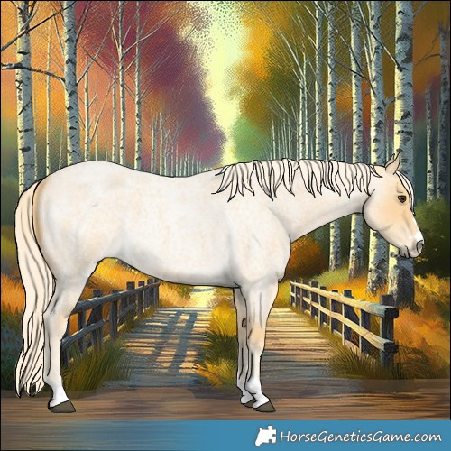 Horse Color:Palomino Roan 