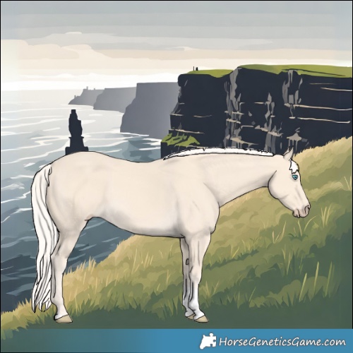 Horse Color:Cremello Tobiano 