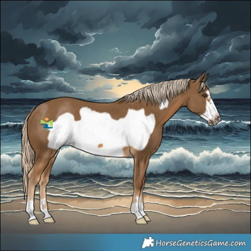 Horse Color:Chocolate Palomino Frame 