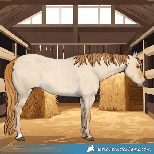 Horse Color:Red Dun Roan 
