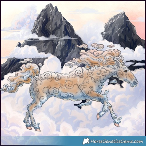 Horse Color:Powder White Chestnut 