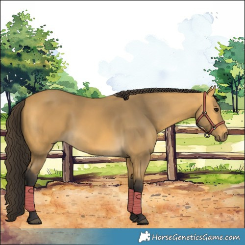 Horse Color:Buckskin 