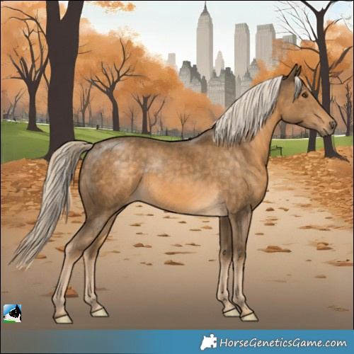 Horse Color:Chocolate Palomino Mushroom Rabicano 