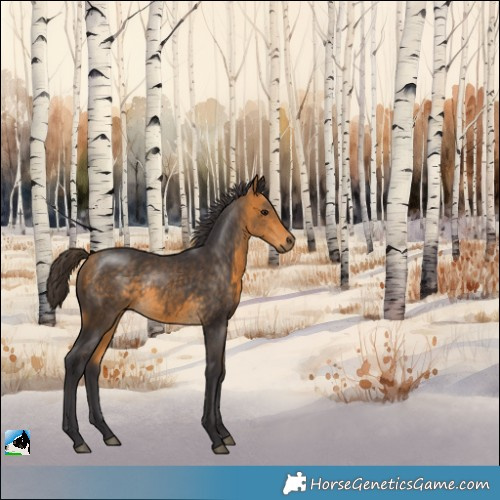 Horse Color:Buckskin Rabicano