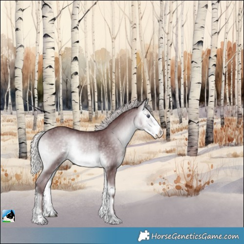 Horse Color:Chocolate Silver Buckskin Chinchilla Onyx Sabino Rabicano 