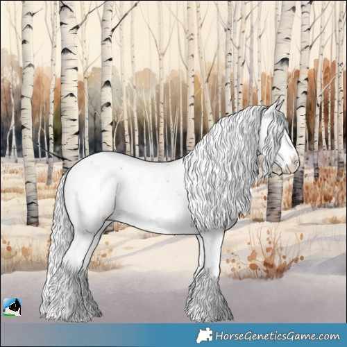 Horse Color:Chocolate Silver Brown Chinchilla Sabino Rabicano
