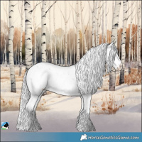 Horse Color:Chocolate Silver Brown Chinchilla Sabino Rabicano 