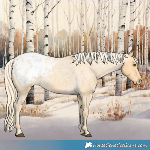 Horse Color:Palomino Roan Appaloosa 