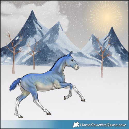 Horse Color:Watercolor White Spotted Liver Chestnut Tobiano