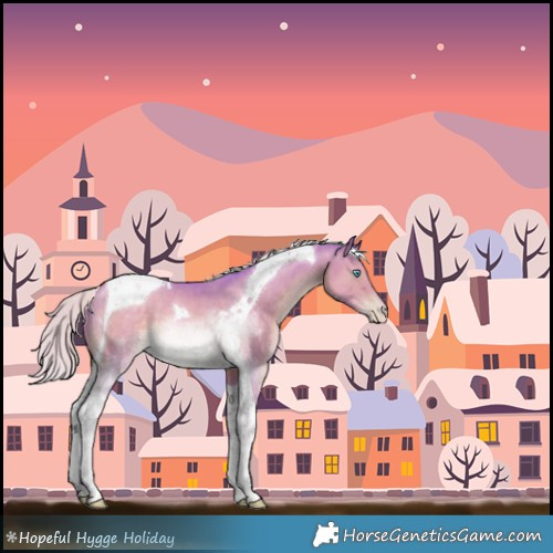 Horse Color:Watercolor Chocolate Palomino Pearl Tobiano