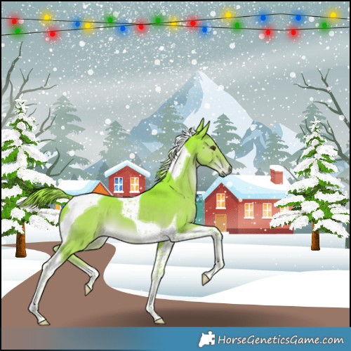 Horse Color:Watercolor Liver Chestnut Tobiano 