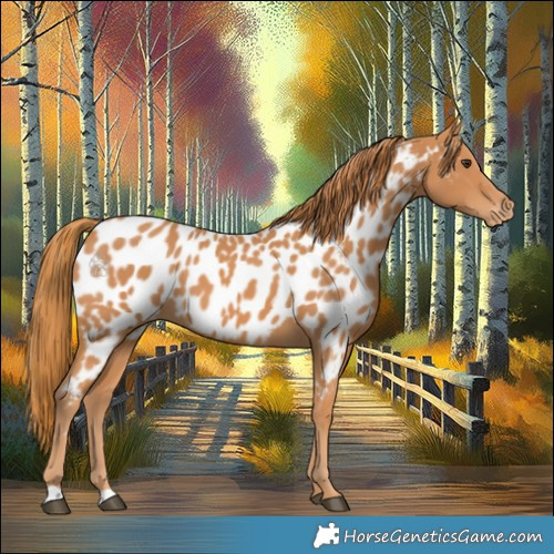 Horse Color:Chestnut Appaloosa 