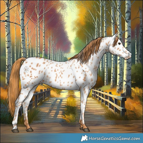Horse Color:Chestnut Appaloosa 