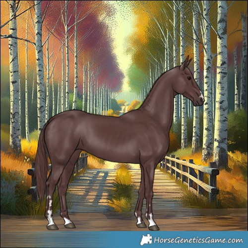 Horse Color:Chocolate Black 