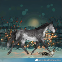 Horse Color:Platinum Buckskin Mushroom Rabicano
