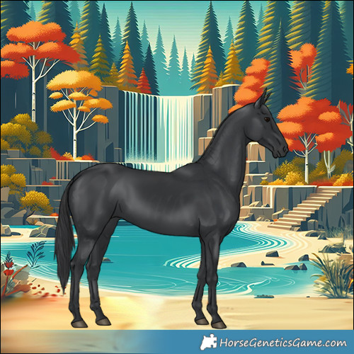 Horse Color:Black 