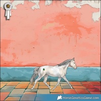 Horse Color:Cremello Dun Tobiano Rabicano