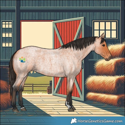 Horse Color:Bay Roan