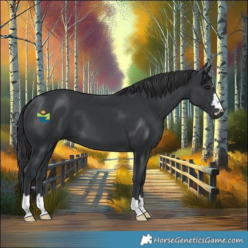 Horse Color:Black 