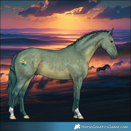 Horse Color:Watercolor Brown Dun 