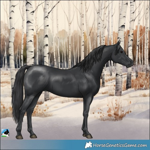 Horse Color:Black 