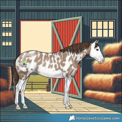 Horse Color:Classic Champagne Splash Appaloosa 