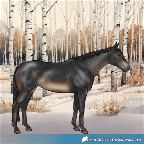 Horse Color:Brown Mushroom