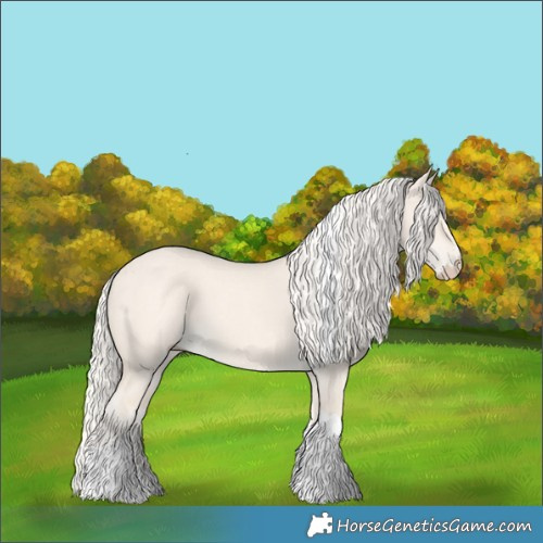 Horse Color:Cremello Dun Tobiano