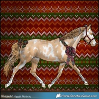 Horse Color:Chestnut Pearl Near Leopard