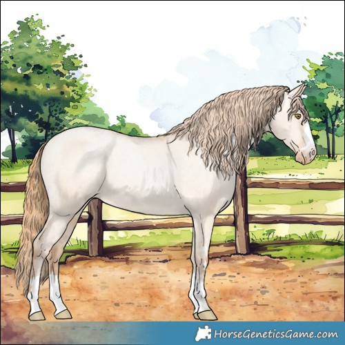 Horse Color:Bay Pearl Dun Varnish 