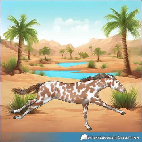 Horse Color:Bay Pearl Leopard 