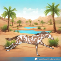 Horse Color:Bay Pearl Leopard 