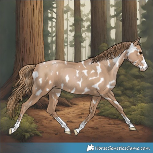Horse Color:Black Pearl Appaloosa
