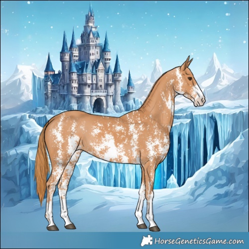 Horse Color:Chestnut Sabino 