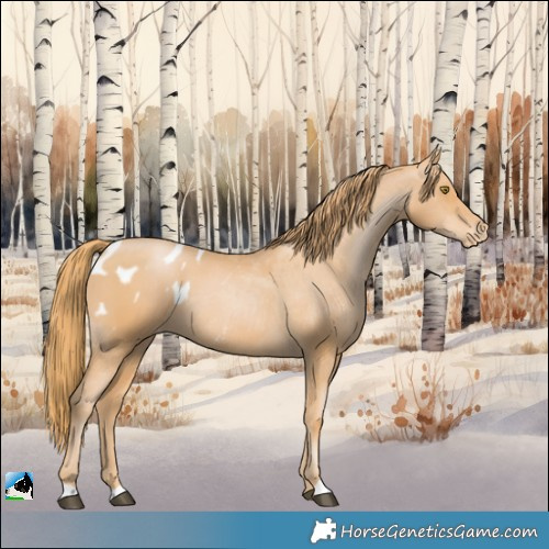 Horse Color:Chestnut Pearl Appaloosa