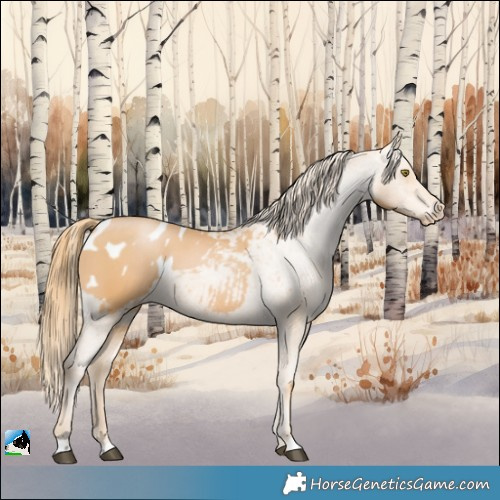 Horse Color:Chestnut Pearl Appaloosa