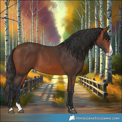 Horse Color:Bay Splash 