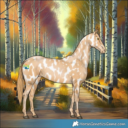 Horse Color:Chestnut Pearl Appaloosa 