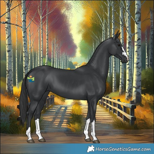 Horse Color:Black 