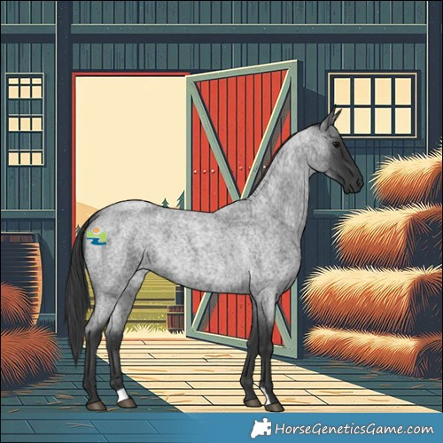 Horse Color:Blue Roan 