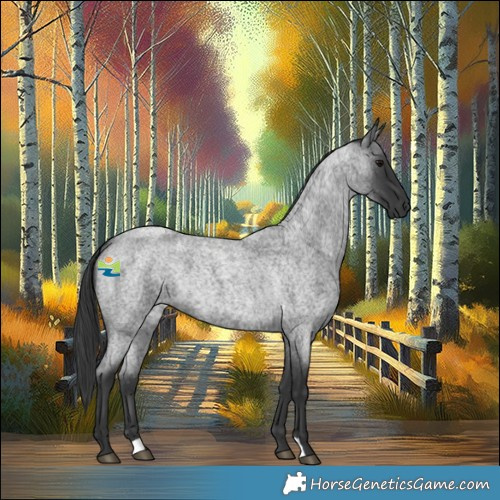 Horse Color:Blue Roan 