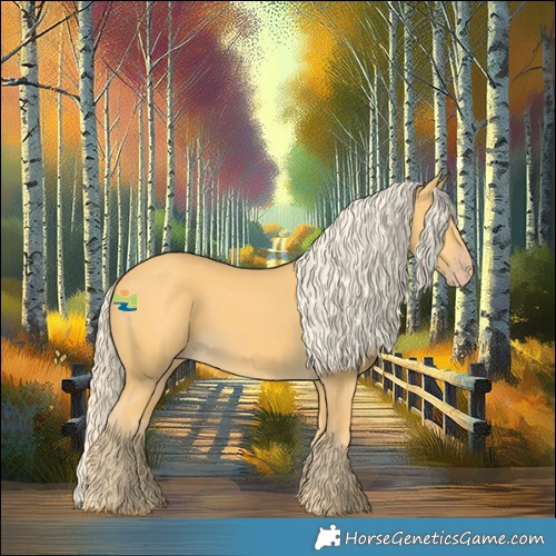 Horse Color:Gold Cream Champagne 