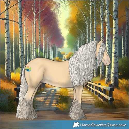 Horse Color:Gold Cream Champagne 