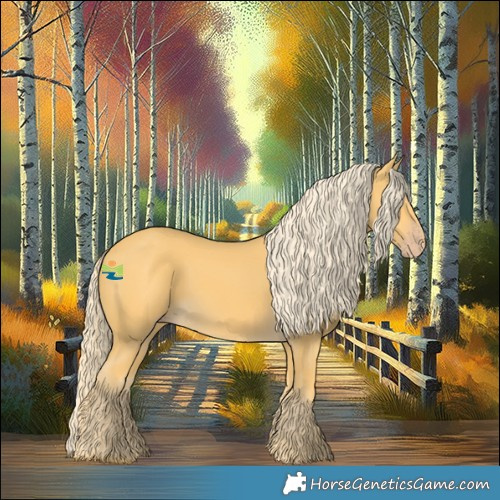 Horse Color:Gold Cream Champagne 