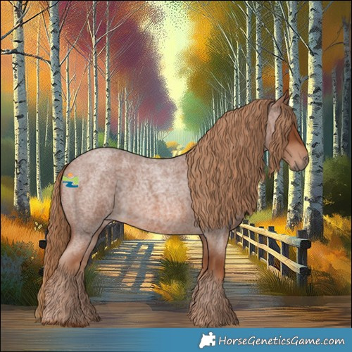 Horse Color:Red Roan 