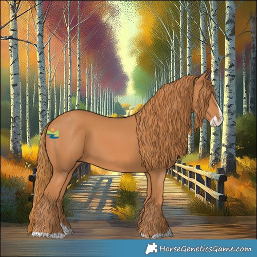 Horse Color:Chestnut Splash 