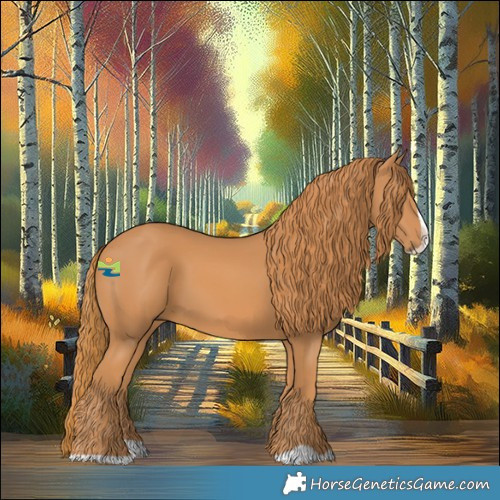 Horse Color:Chestnut Splash 