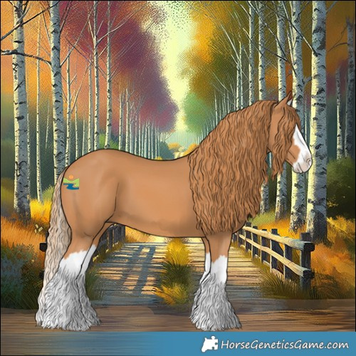 Horse Color:Chestnut Splash