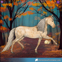 Horse Color:Palomino Dun Brindle 