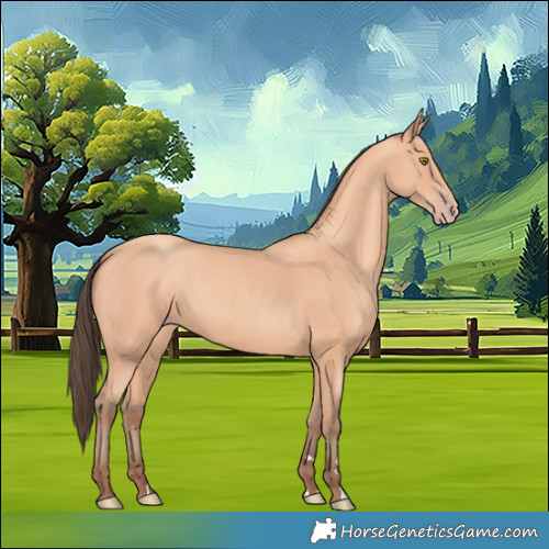 Horse Color:Amber Champagne 